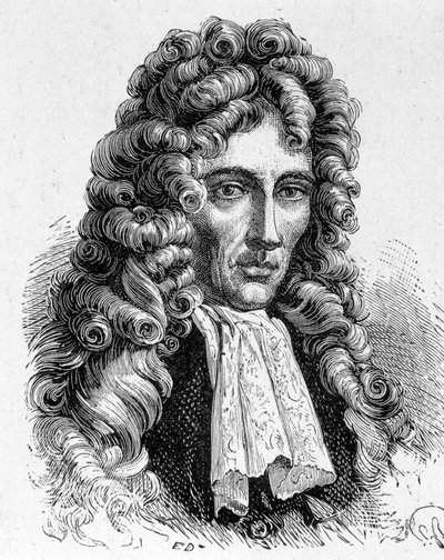 Retrato de Robert Boyle (1627 - 1691), físico y químico irlandés - en 