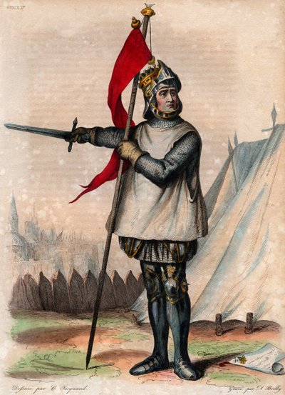 Retrato de Robert de Hauteville conocido como Guiscard (1015-1085), Duque de Apulia y Calabria de French School
