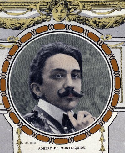 Retrato de Robert de Montesquiou (1855-1921), escritor francés. de French School