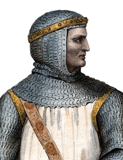 Retrato de Rollo (Roberto I) (860-c.927-933), líder vikingo y Duque de Normandía de French School