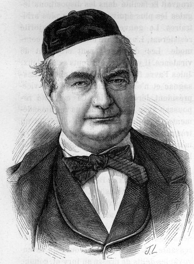 Retrato de Sainte Beuve (1804 - 1869) escritor francés - en “L