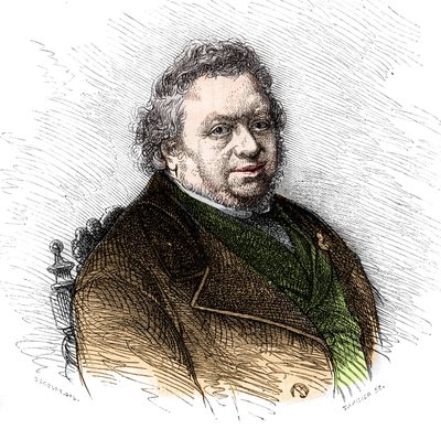 Retrato de Saintine (Xavier Boniface de Saintine) de French School