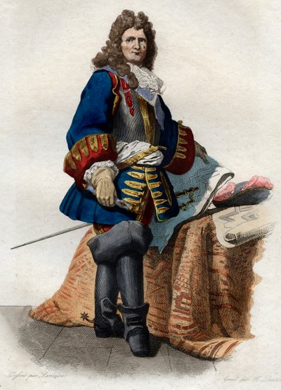 Retrato de Sébastien Le Prestre, Marqués de Vauban (1633-1707), Mariscal de Francia de French School