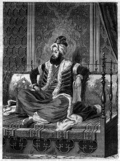 Retrato de Selim III (1761-1808), Emperador Otomano. Selim III fue Sultán de 1789-1807 - en “Histoire de l