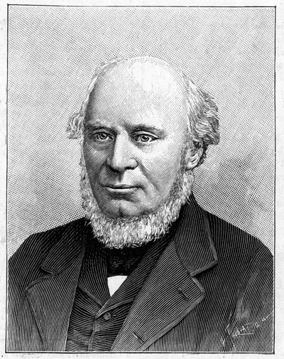 Retrato de Sir John Fowler (1817-1898) ingeniero inglés. de French School