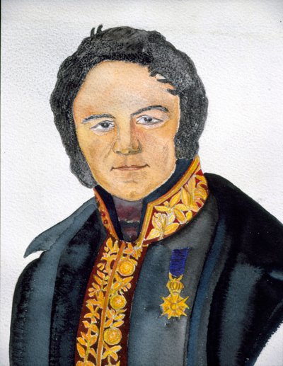 Retrato de Stendhal en traje de Cónsul de French School
