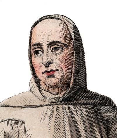 Retrato de Suger (1081-1151) de French School
