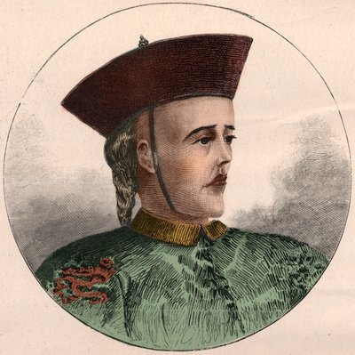 Retrato del Guangxu, Emperador de China (1871-1908) de French School