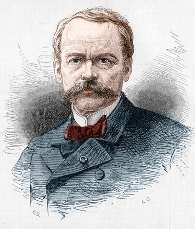 Retrato de Theodore Barriere (1823-1877), dramaturgo francés. Grabado en 