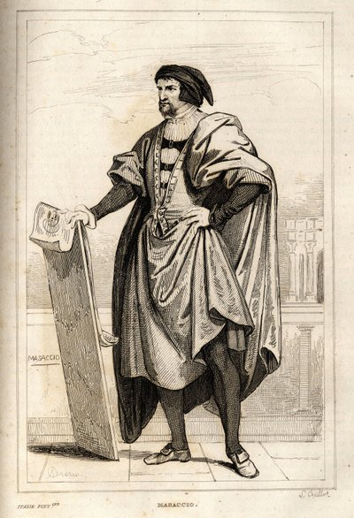 Retrato de Tommaso di Giovanni Cassai, conocido como Masaccio de French School