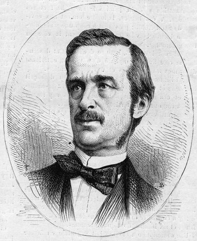 Retrato de Urbano Ratazzi (1808-1873), político italiano. Grabado en 