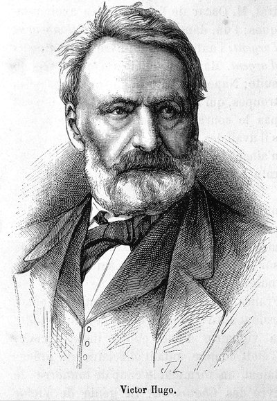 Retrato de Victor Hugo (1802 - 1885) - en “L
