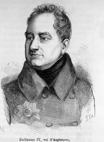 Retrato de Guillermo IV, Rey de Inglaterra (1765-1837). de French School