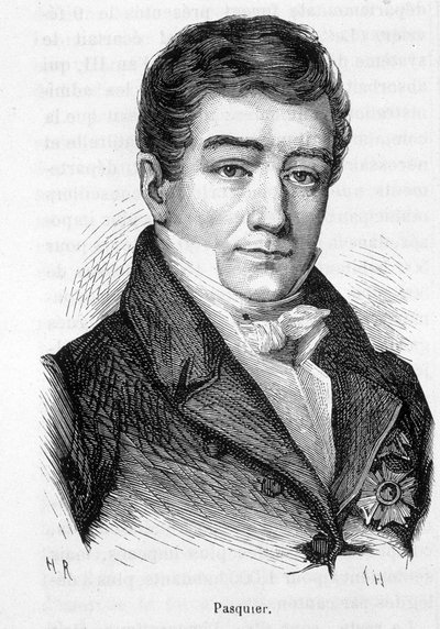 Retrato de un político francés (1767 a 1862). - en "L