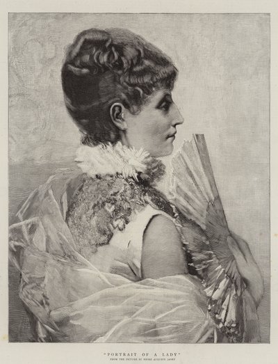 Retrato de una dama de French School
