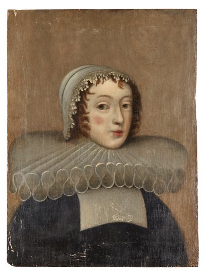 Retrato de una Dama con Gorguera de French School