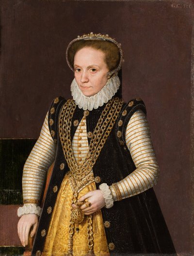 Retrato de una noble francesa desconocida, 1560-9 de French School