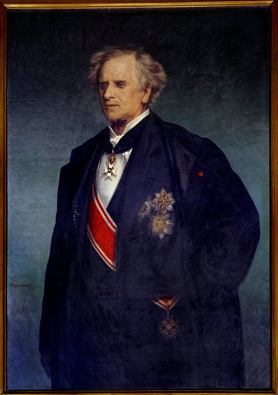Retrato del astrónomo y político Urbain le Verrier (1811-1877) de French School