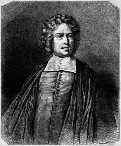 Retrato del Abad de Saint Peter (Charles Irénée Castel de Saint-Pierre) de French School