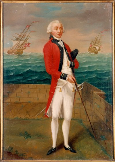 Retrato del Caballero de Favray (1706-1791) oficial de las galeras de Malta de French School