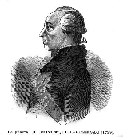 Retrato del Marqués Anne Pierre Conde de Montesquiou Fezensac de French School