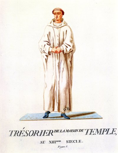 Retrato del Tesorero de la Casa del Templo, 1786 de French School