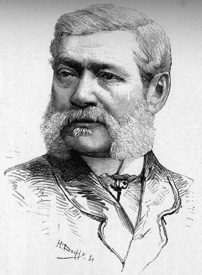 Retrato del grabador en madera, Conde Colonna Cesari (1825-1887). de French School