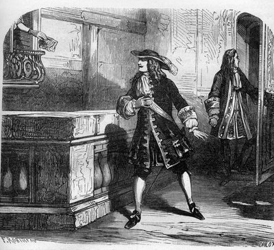 Retrato del caballero de Bouillon, joven libertino, futuro amante de Madame d