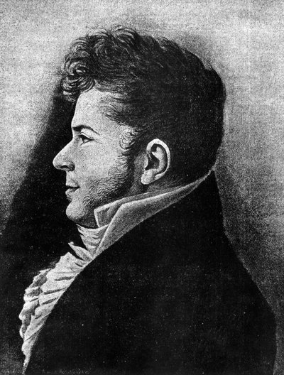 Retrato del joven Stendhal de French School