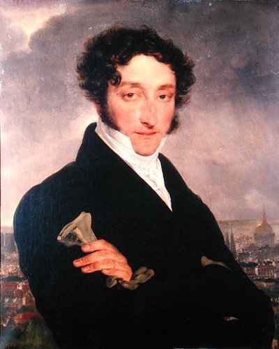 Retrato presunto de Charles Nodier (1780-1844) de French School