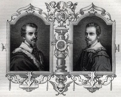Retratos de Horacio (Orazio 1531-1553) y Octavio Farnese (Ottavio). de French School