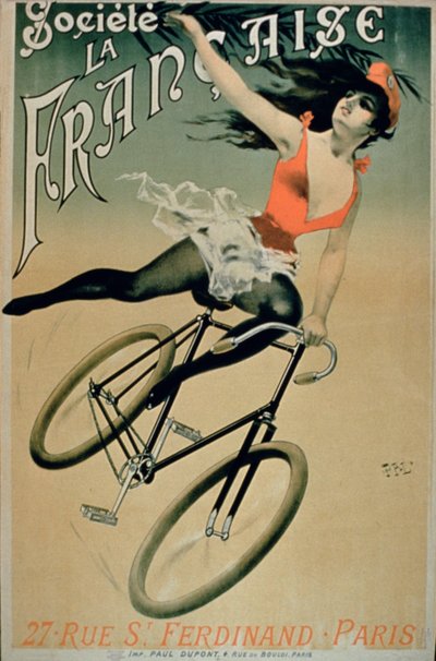 Póster publicitario para Societe La Francaise, París de French School