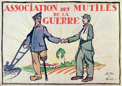 Póster para la Association des Mutiles de la Guerre, c.1920 de French School