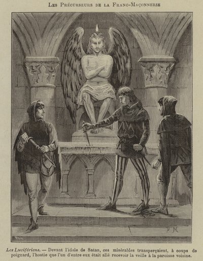 Precursores de la masonería: los Luciferianos (grabado) de French School