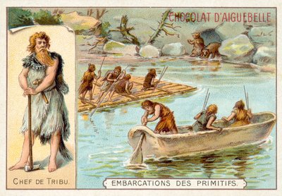 Barcos prehistóricos de French School