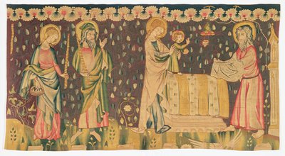 Presentación del Niño Jesús en el Templo, c.1380 de French School