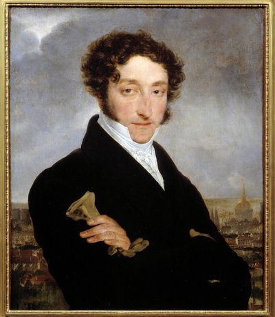 Presunto retrato del hombre de letras Charles Nodier de French School