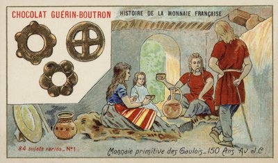 Monedas primitivas de los galos de French School