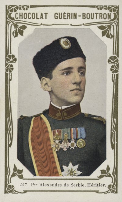 Príncipe Alejandro de Serbia, Heredero de French School