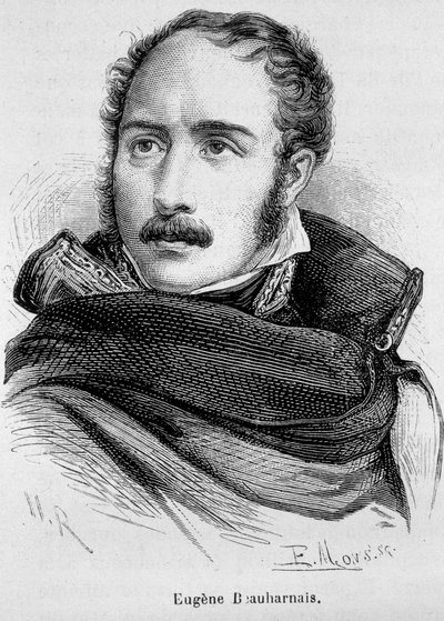 Príncipe Eugenio Rose de Beauharnais (1781-1824, hijo de Alexandre de Beauharnais y Josefina) - en “L