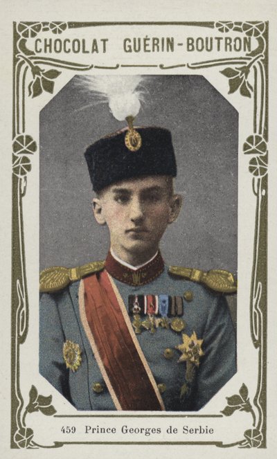 Príncipe Georges de Serbia de French School
