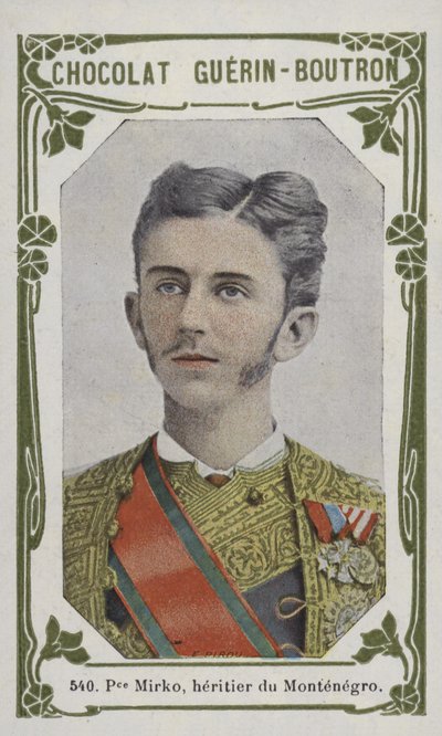 Príncipe Mirko, heredero de Montenegro de French School