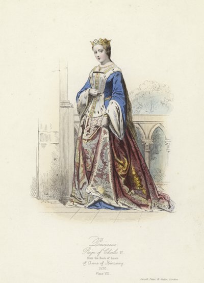Princesa del reinado de Carlos VI de Francia de French School