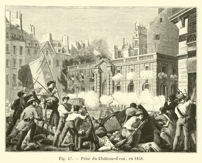Toma del Castillo de Agua, en 1848 de French School