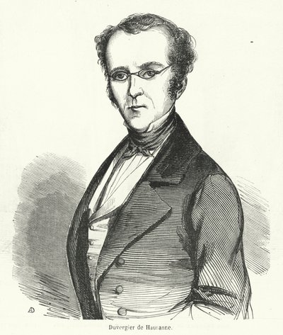 Prosper Duvergier de Hauranne, político francés de French School