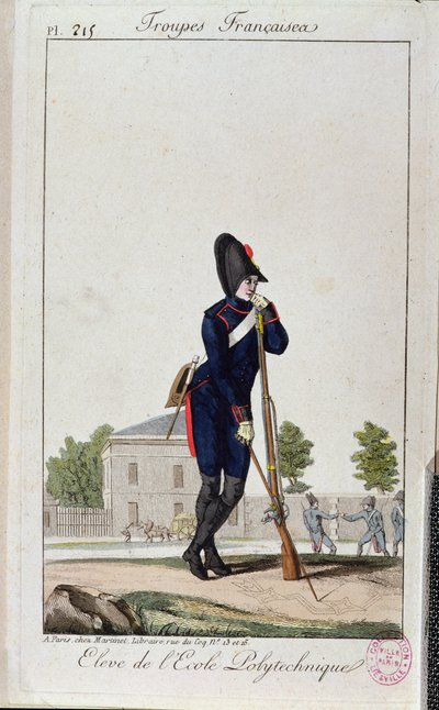 Alumno de la Politécnica, de Troupes Francaises c.1805 de French School