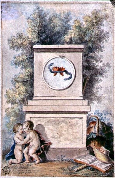 Putti en el Monumento del Amor de French School