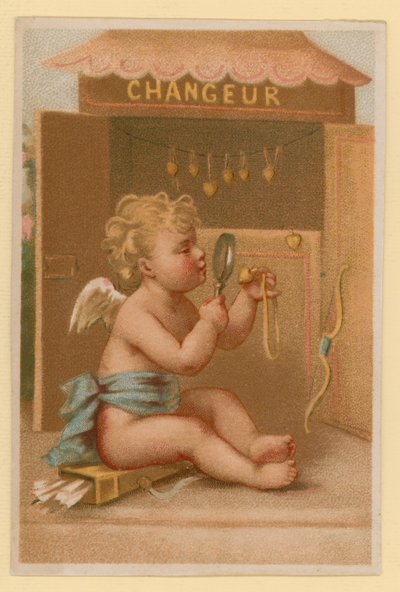 Putto jugando de French School