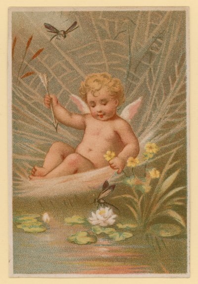 Putto jugando de French School