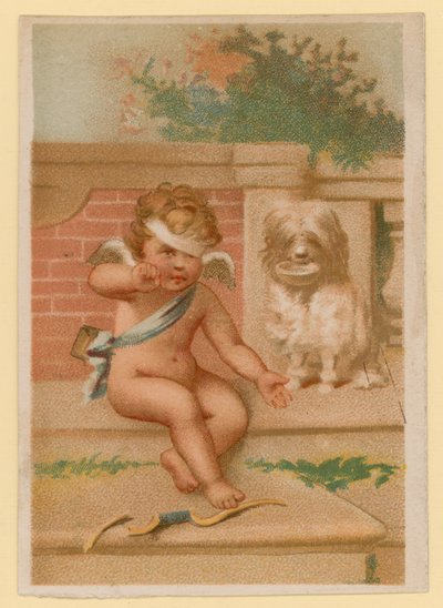 Putto jugando de French School